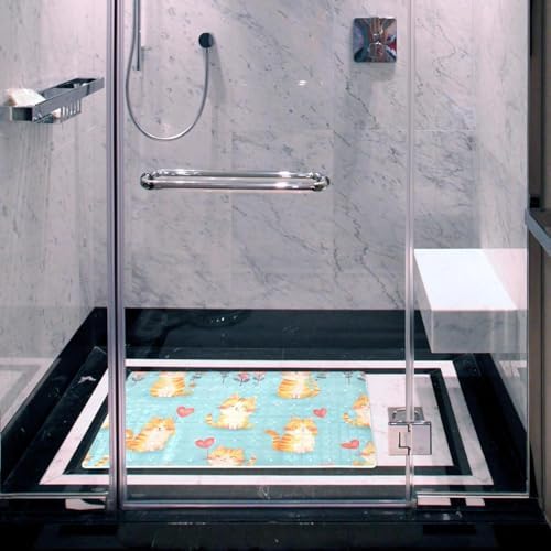 Non Slip Shower Mat Bathtub Mat 15.1x26.8 Inch, Quick Dry Bath Mat - Image 6