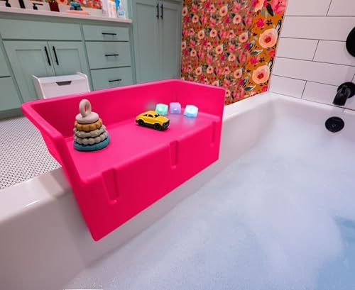 Tub Topper Mini Bathtub Splash Guard & Bath Shelf by TubTopper