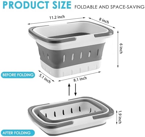 Fammart Plastic Shower Caddy Portable, Bath Basket Cleaning Caddy w/Handle - Image 4