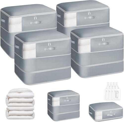 DIMJ Comforter Storage Bag - 110L Large Capacity Ultra Space Saving Self by DiMJ
