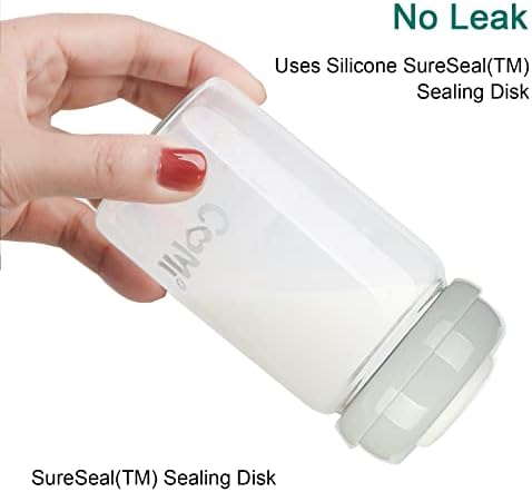 COMI Wide Neck Glass Breastmilk Collection n Storage Bottle, 4 Packs, 6oz - Image 5