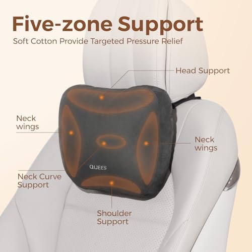 BEBAS Car Headrest Pillow with Adjustable Strap - Image 4