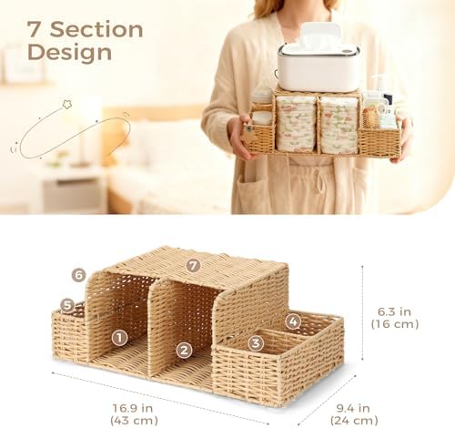 Diaper Caddy Organizer for Changing Table - Image 3
