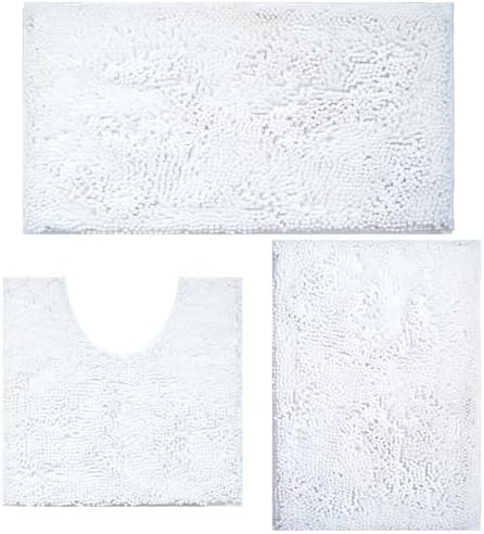 Bathroom Rugs Sets 3 Piece Non Slip, Bath Rugs by Flotstiga