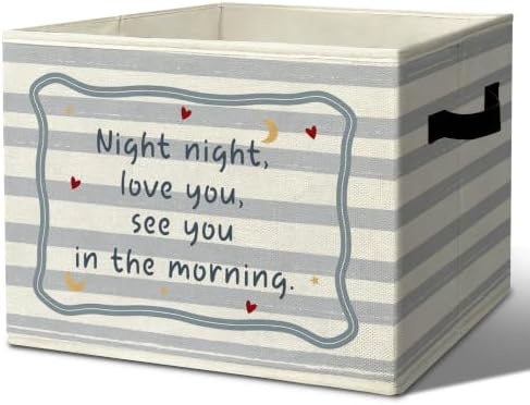 Heartwarming Sweet Night Storage Bins Box by Unknown