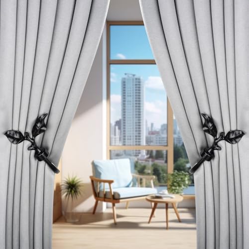SUQ I OME Leaf Shaped Curtain Holdbacks, 1 Pair - Image 7