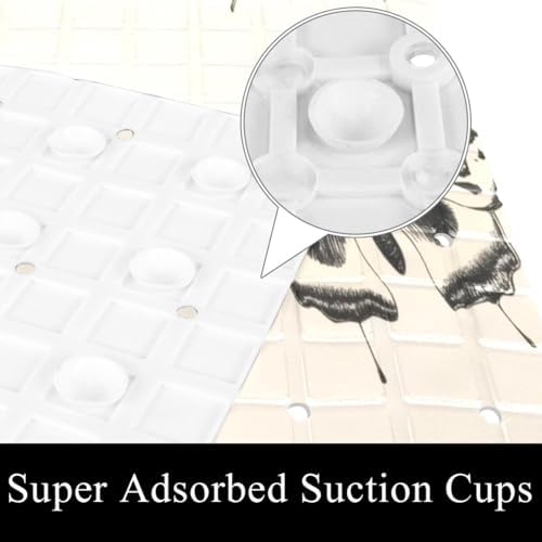 Non Slip Shower Mat Bathtub Mat 15.1x26.8 Inch, Quick Dry Bath Mat - Image 3