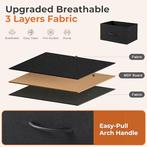 Sweetcrispy 8 Drawer Black Dresser - Image 5