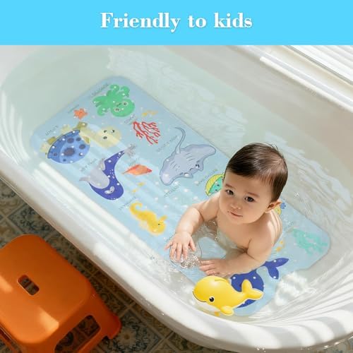 Secopad Bathtub Mat Non Slip, Cute Tub Mat - Image 2
