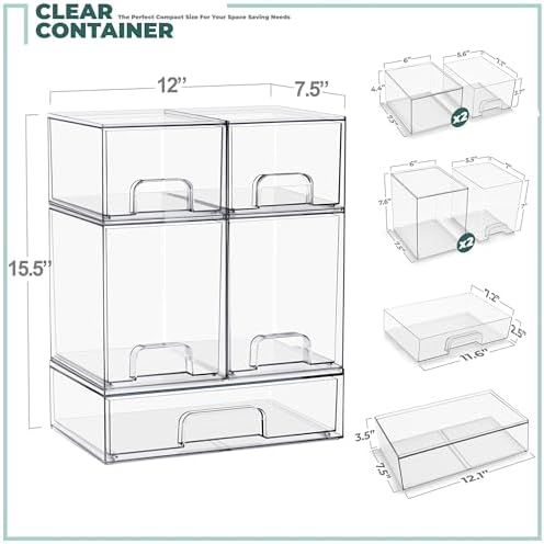 Sorbus Baby Bottle Organizer, Stackable Design - Image 3