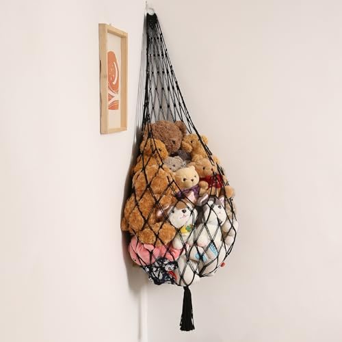 Amdermi Stuffed Animal Hammock Corner Hanging Net by Amdermi