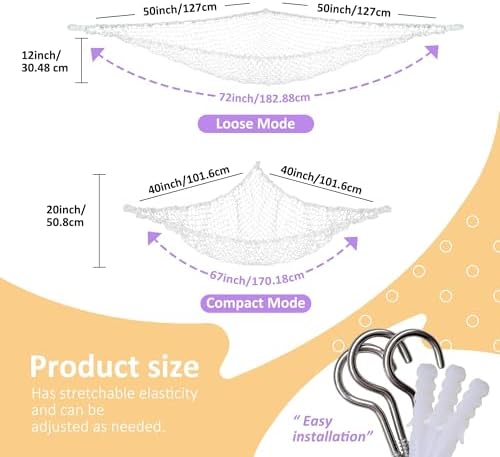 Lazebox Stuffed Animal Net Hammock - Image 4