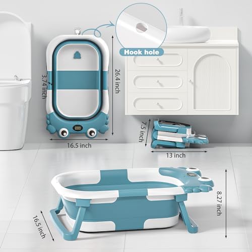 Collapsible Baby Bathtub for Newborns - Image 3