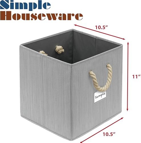 Simple Houseware 11-Inch Cube Storage Bin - Image 2