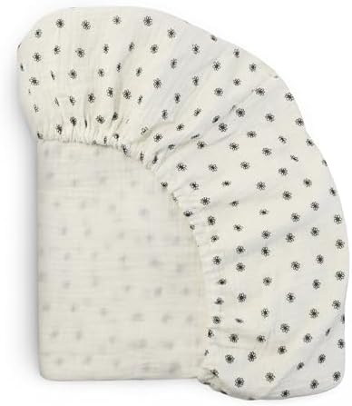 mushie Extra Soft Muslin Fitted Crib Sheet | 192 Thread Count | 28"x 52" by mushie