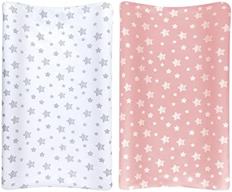Changing Pad Cover for Girls, Soft Unisex Diaper Change Table Sheets - Image 6