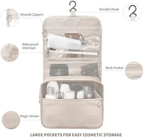 Lcsmaokin Large Capacity Toiletry Bag Travel Bag - Image 2
