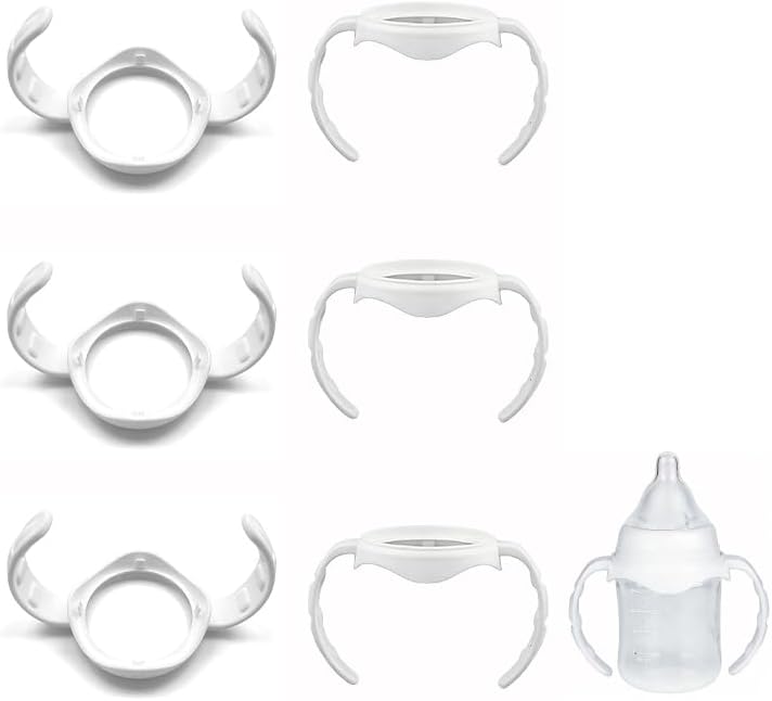 6Pack Baby Bottle Handles for Evenflo Wide Neck 5oz/6oz/9oz Baby Bottle by Unknown