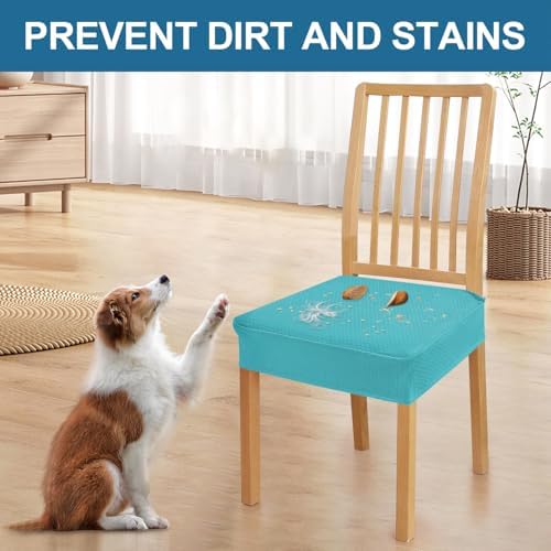 Smiry Waterproof Seat Covers for Dining Room Chairs - Image 6