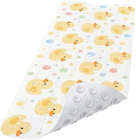Kids Bathtub Mat Non Slip, 40 x 16 Inch Tub Mat by Lnond