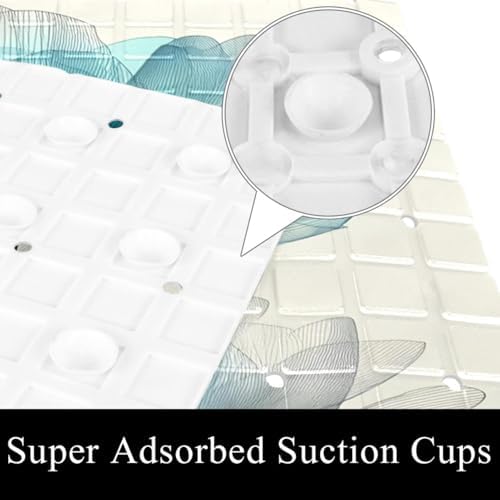 Non Slip Shower Mat Bathtub Mat 15.1x26.8 Inch, Quick Dry Bath Mat - Image 3