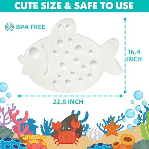 ZHICHENG Non-Slip Bathtub Mat for Kids - Image 7