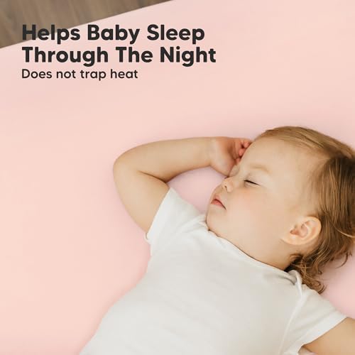 2-Pack Mini Crib Sheets Fitted, 38x26 Pack N Play Mattress Sheets - Image 5