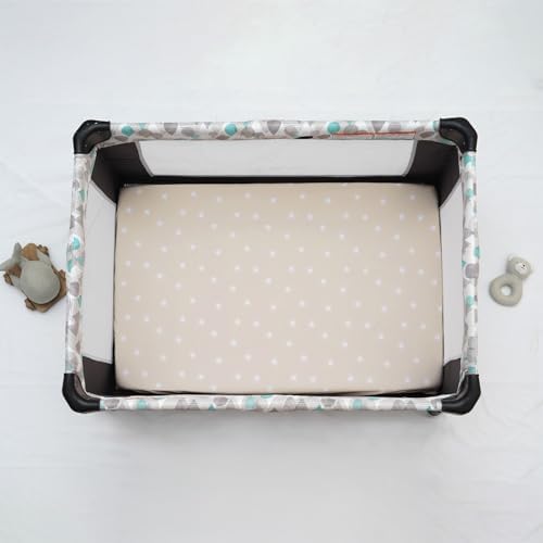PHF 3 Pack Soft Mini Crib Sheets, Rainbow Silky Pack N Play Sheets - Image 3