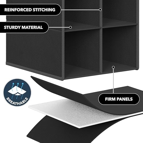 Simple Houseware 20 Section Shelves Hanging Shoes Organizer - Image 5