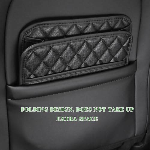 Car Seat Back Organizer, Waterproof Leather Hanging Backseat Organizer - Image 6