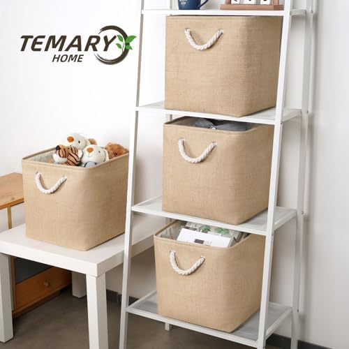 Temary Storage Baskets for Shelves 13 Inch Baskets for Gifts Empty, 4 Pack - Image 5