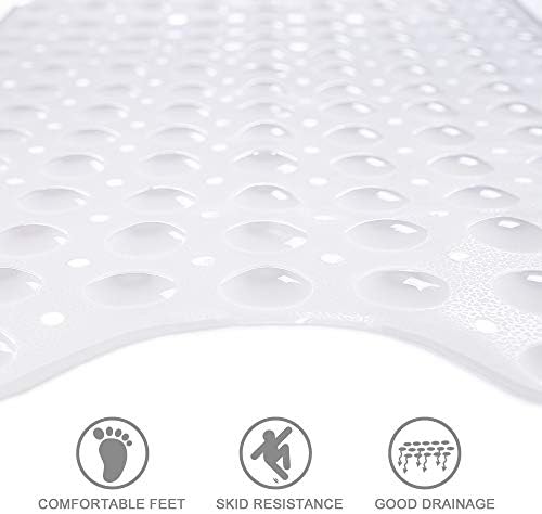 Tree Bud Bathtub Mats for Shower Tub Non-Slip Bath Mat 39 x 16 Inch Extra Long - Image 5