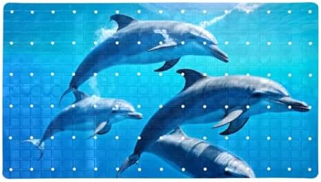 Non Slip Shower Mat Bathtub Mat 15.1x26.8 Inch, Quick Dry Bath Mat by Anna+Cowper