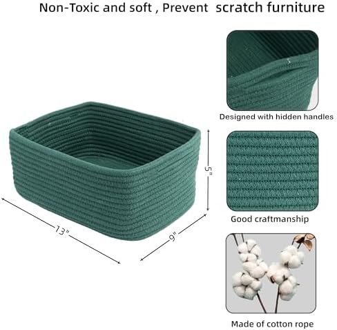 XUANGUO Small Woven Storage Baskets - Image 2