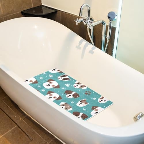 Bath Tub Shower Mat, Washable Bathtub Floor Mats, Suction Cups and Drain Holes - Image 3