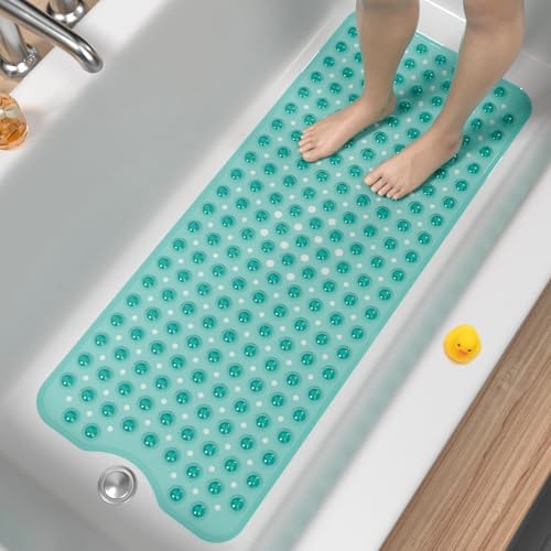 HITSLAM Bath Mat for Tub, Non Slip Bathtub Mat, 40 x 16 Inch Extra Long Bath by HITSLAM
