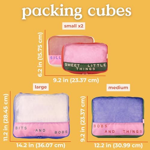 ban.do Packing Cube Set of 4, Bits and Bobs - Image 2
