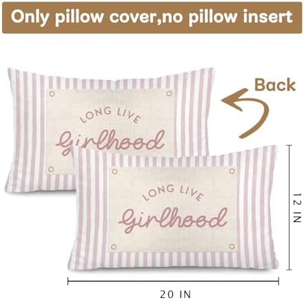 Long Live Girlhood 12x20 Pillow Cover - Image 3