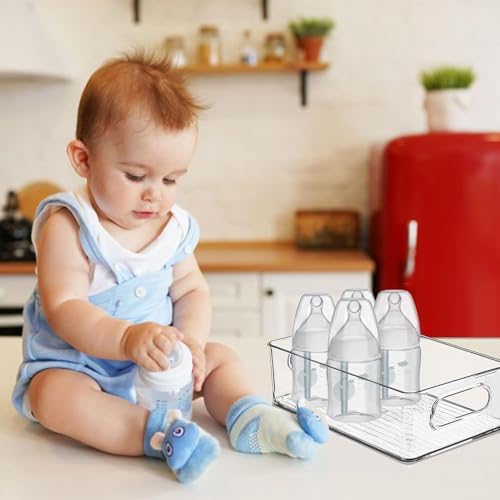 Baby Bottle Organizer, Plastic Storage Center - Image 7