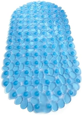 “Pebbles” Non-Slip Bathtub & Shower Mat 27”x14” Oval - Image 2