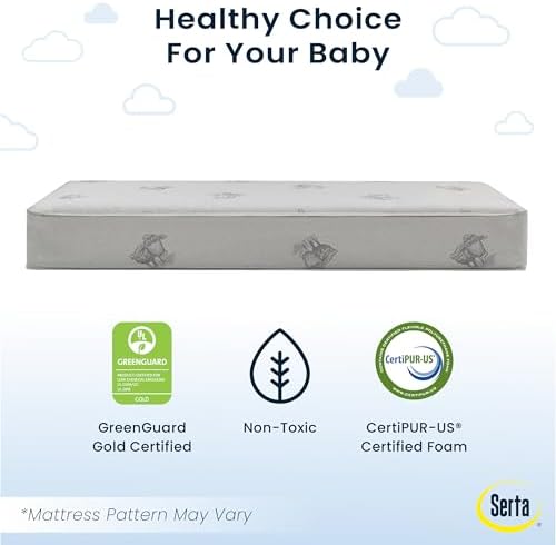 Serta Perfect Start Deluxe Limited Dual Sided Baby Crib Mattress and Toddler - Image 4