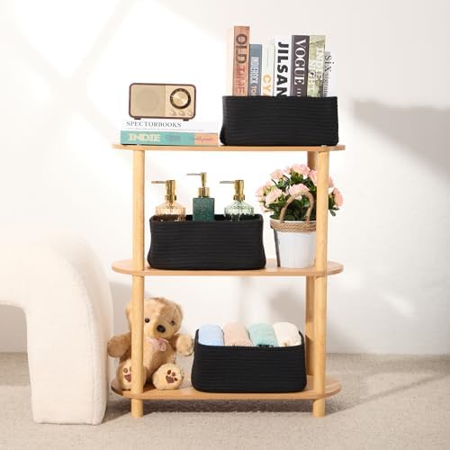 MiniArk Small Storage Baskets for Organizing | Closet Organizer Bins | Shelf - Image 6