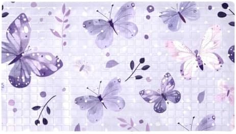 Non Slip Shower Mat Bathtub Mat 15.1x26.8 Inch, Quick Dry Bath Mat by Anna+Cowper