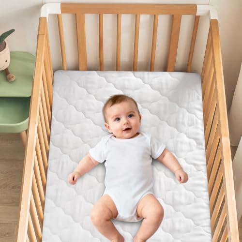 Mini Crib Mattress Protector Sheet Waterproof, Mini Crib Mattress Pad Cover - Image 6