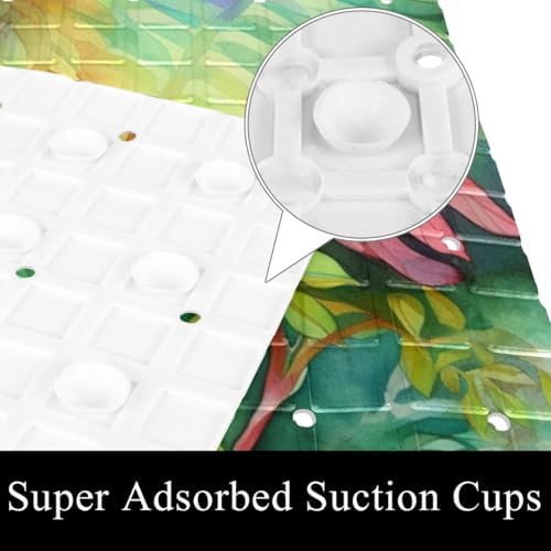 Shower Mat Bathtub Mat, 26.8x15.1 inch, Non-Slip Bath Mat - Image 3