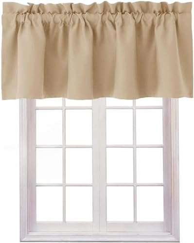 Hiasan Biscotti Beige Valance Curtains by Hiasan