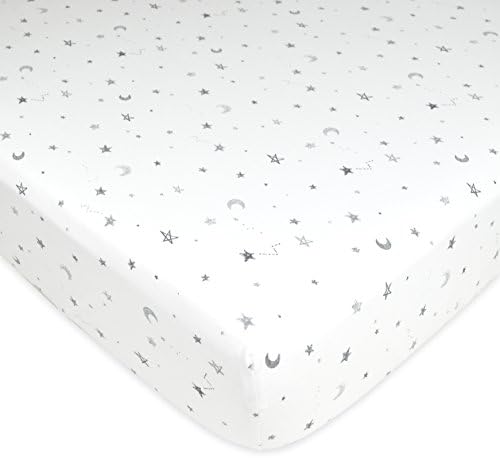 American Baby Company Cotton Fitted Crib Sheet 52x28" by AmericanBabyCompany