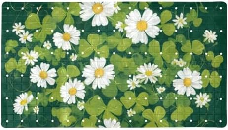 Bathtub Mat Non Slip 26.8x15.1 Inch, Machine Washable Shower Mats by Anna+Cowper