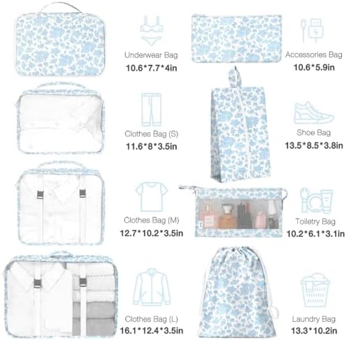 8 Set Packing Cubes for Suitcases, Packing Cube - Image 2