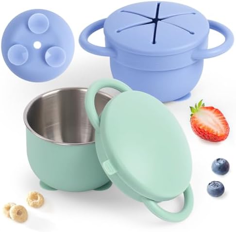 Daximo 2 Pack Toddler Snack Cups by Daximo